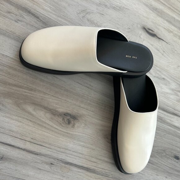 The Row Sabot mules, Milk, size 10 - Picture 4 of 4